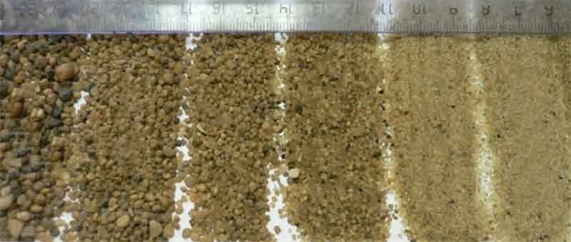 фракция карьерного песка и плотность