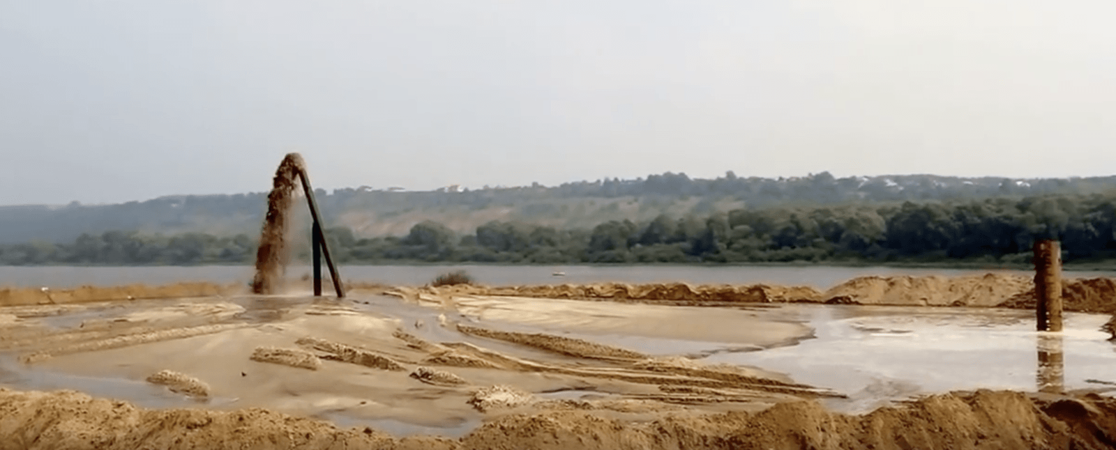 добыча намывного песка